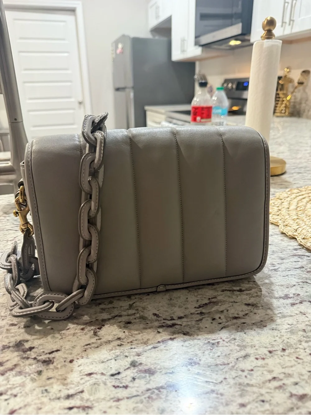 Coach quilted leather